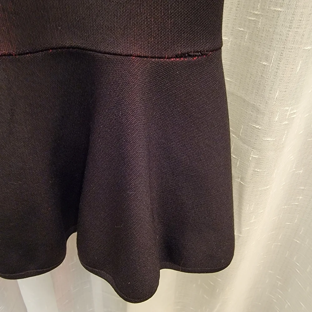 Roberto Cavalli Bodycon Long Sleeve Sweater Dress Black & Red Size XS - Picture 8 of 17